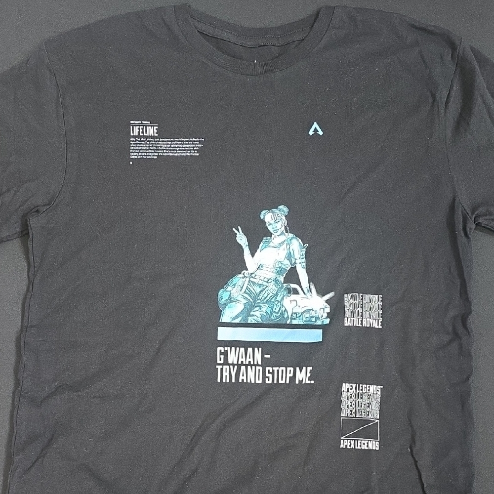 Men's Apex Legends Black Graphic T-Shirt